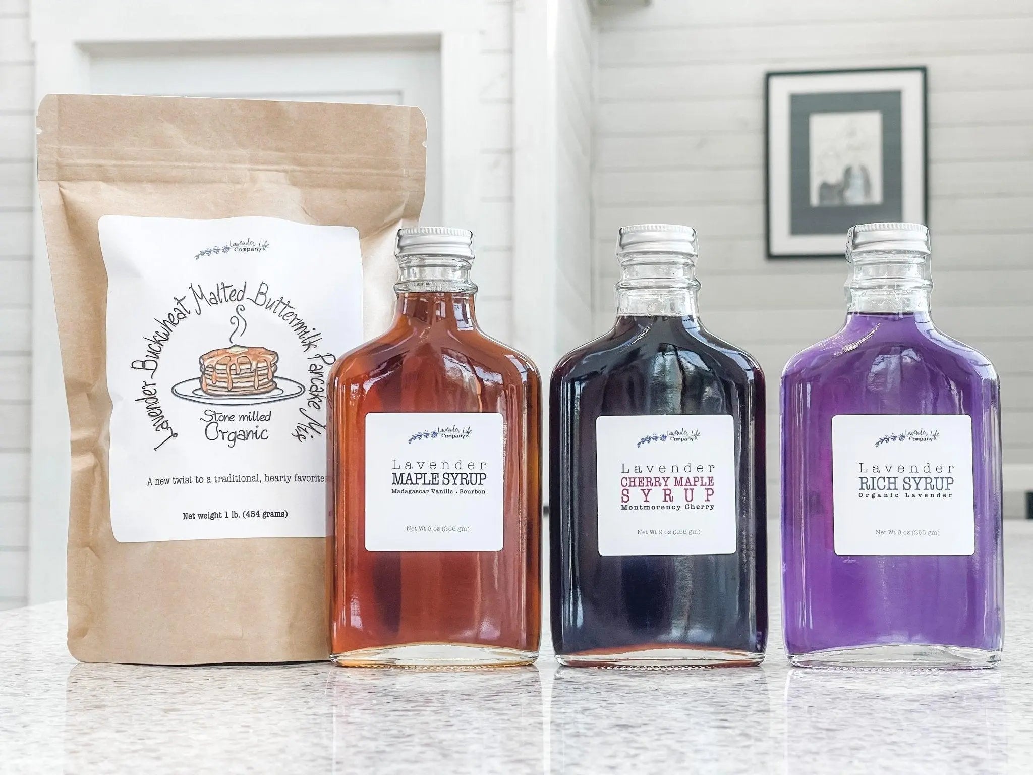 Pancake & HandCrafted Syrups Lavender Life Company