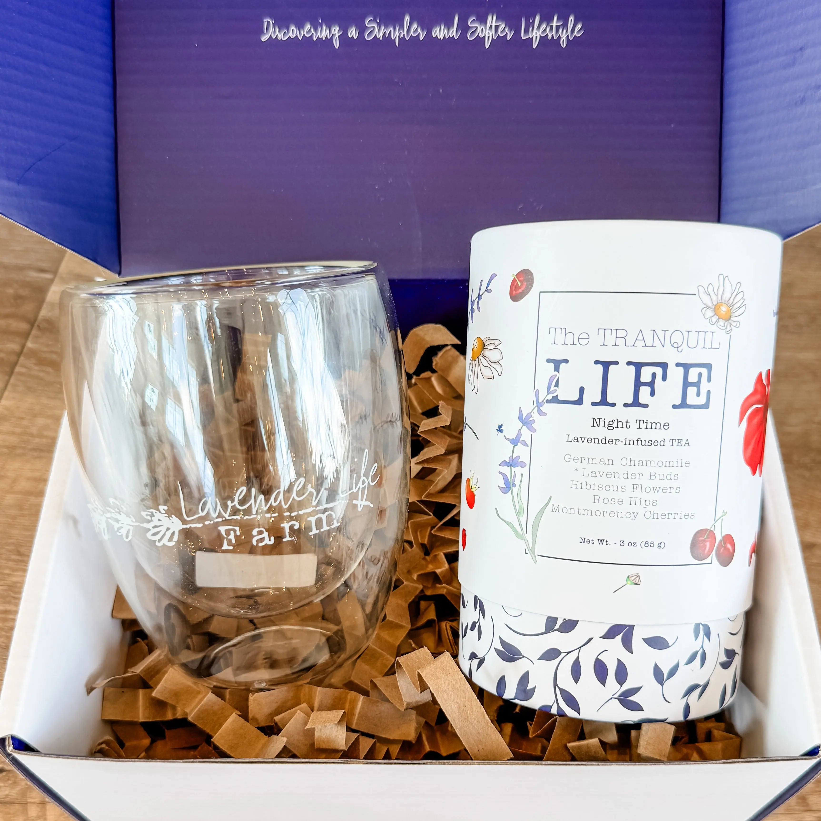 Tea and Mug Gift Set Lavender Life Company