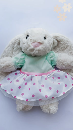 Xander Stuffed Bunny Gift Set- With Clothing & More