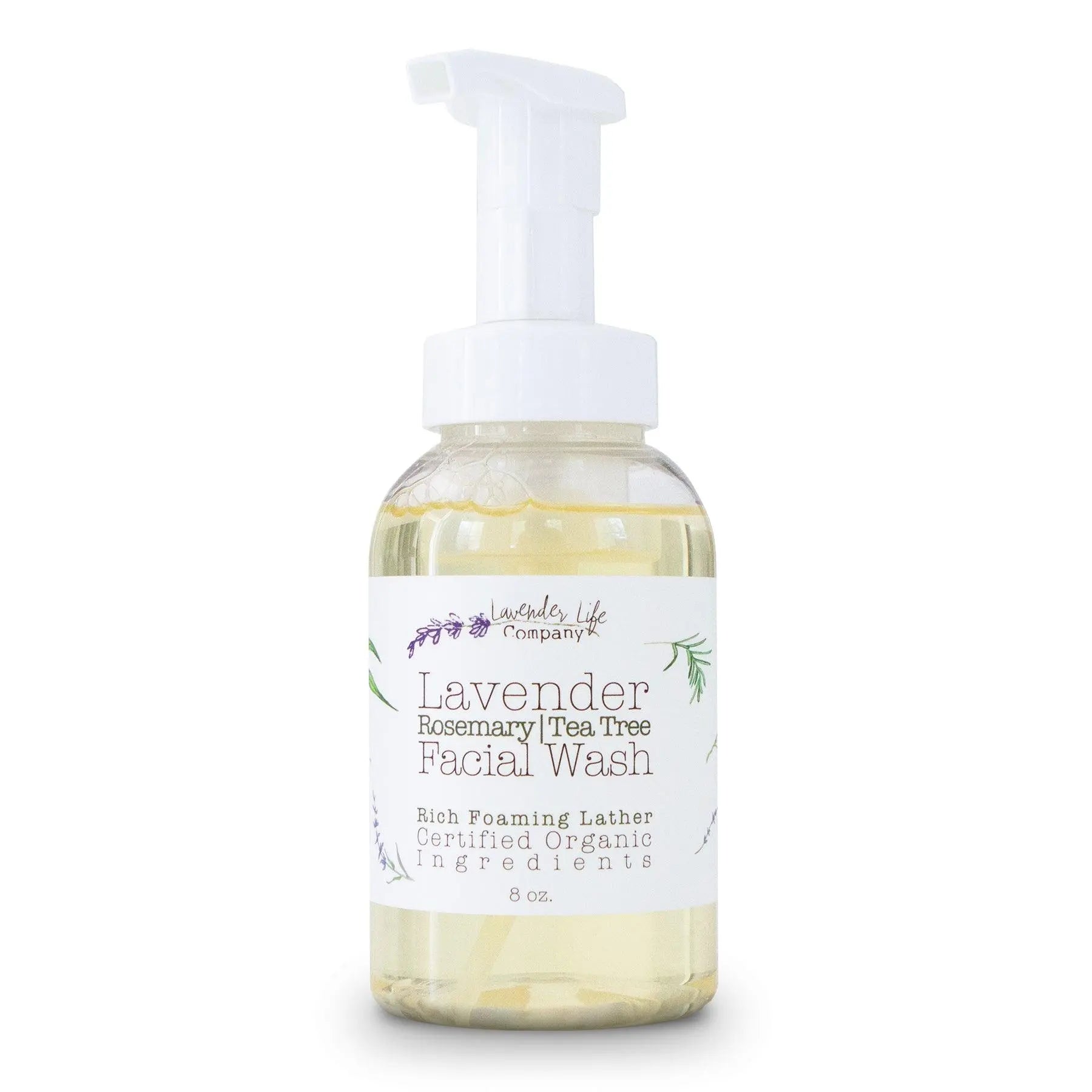 lavender and tea tree oil for facial hair removal Facial Wash with Lavender, Rosemary & Tea Tree