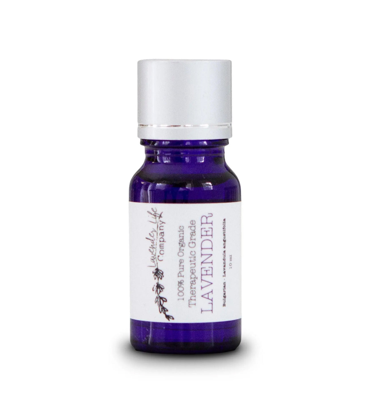 Lavender Life Company 100% Pure Organic Therapeutic Grade Lavender Essential Oil Dropper Bottle