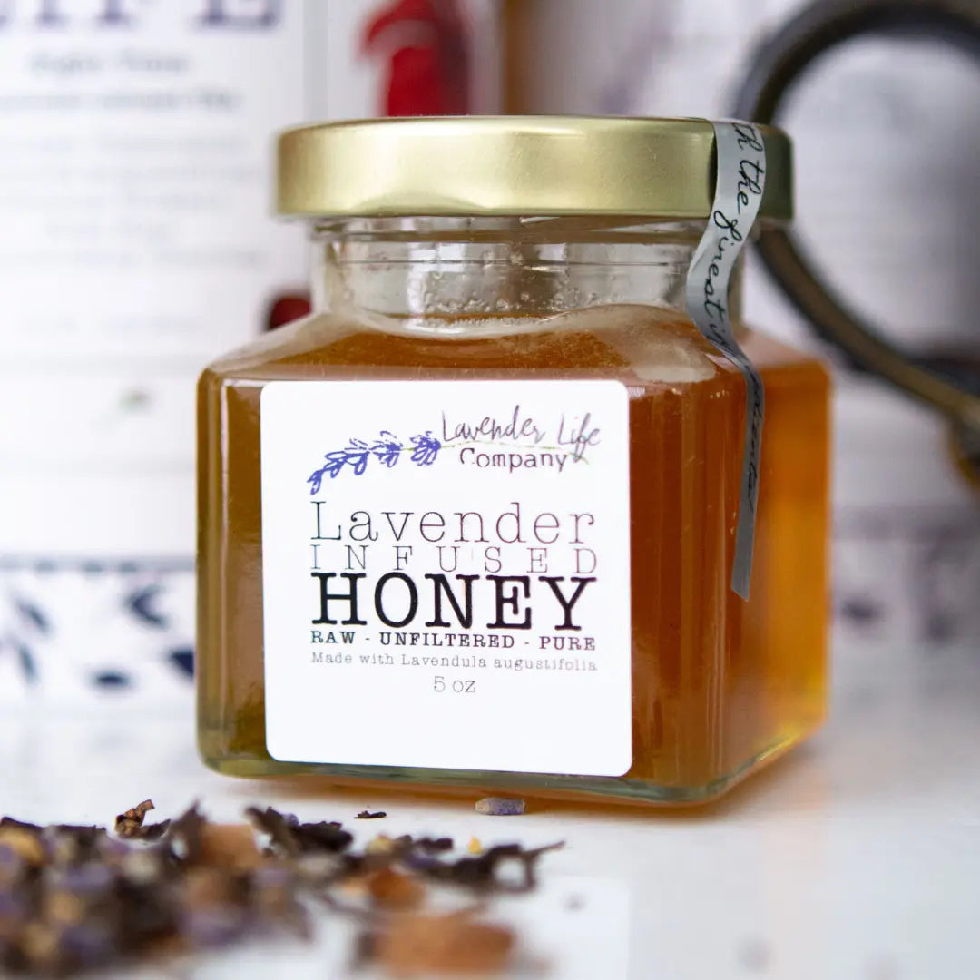 lavender infused raw unfiltered honey