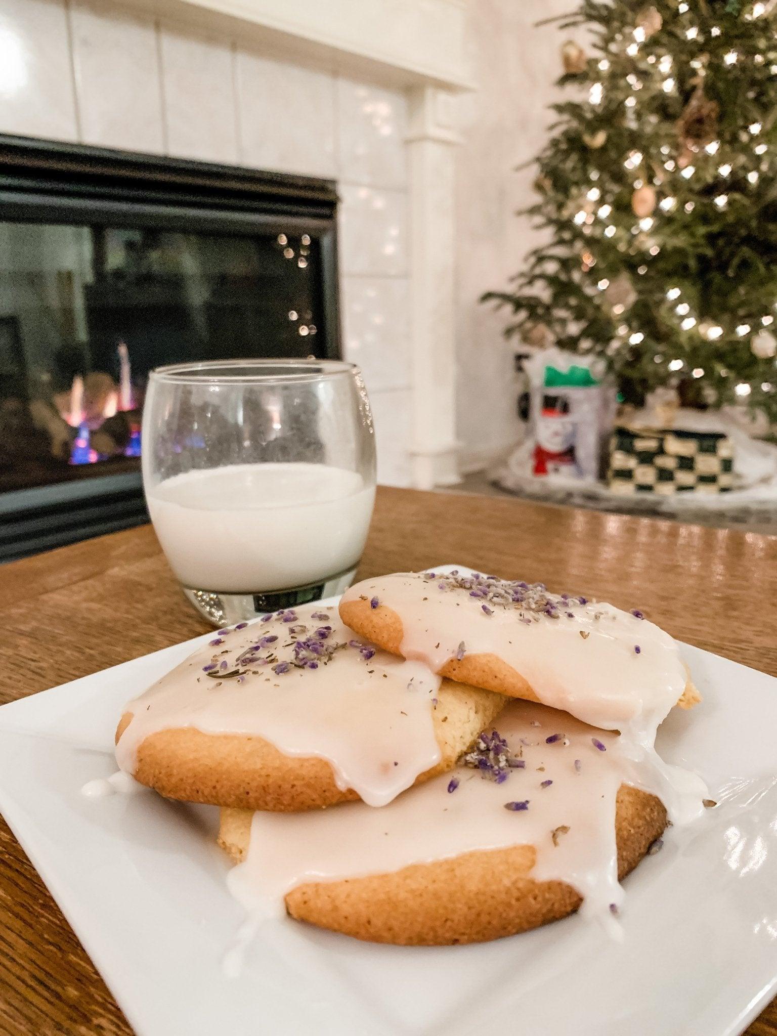 Lavender Cookies for Santa! - Lavender Life Company