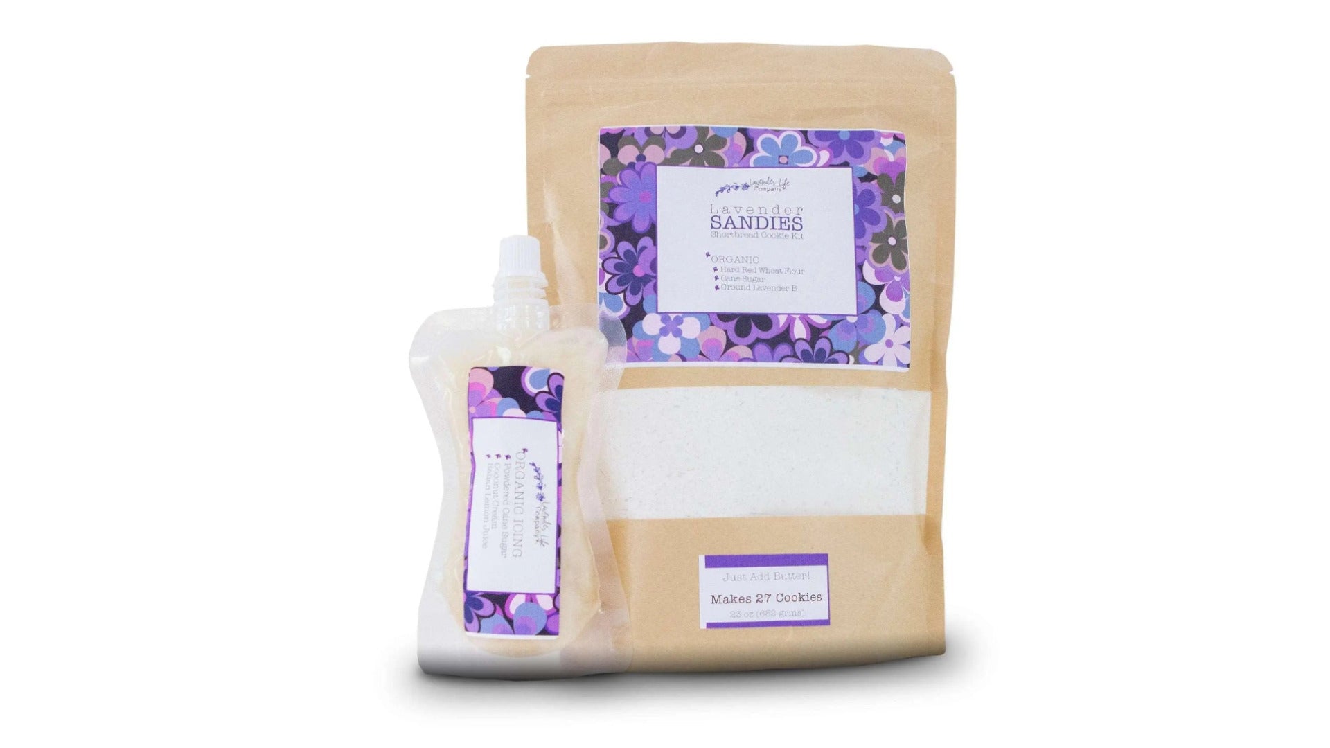 Sandies - A Lavender shortbread cookie mix 