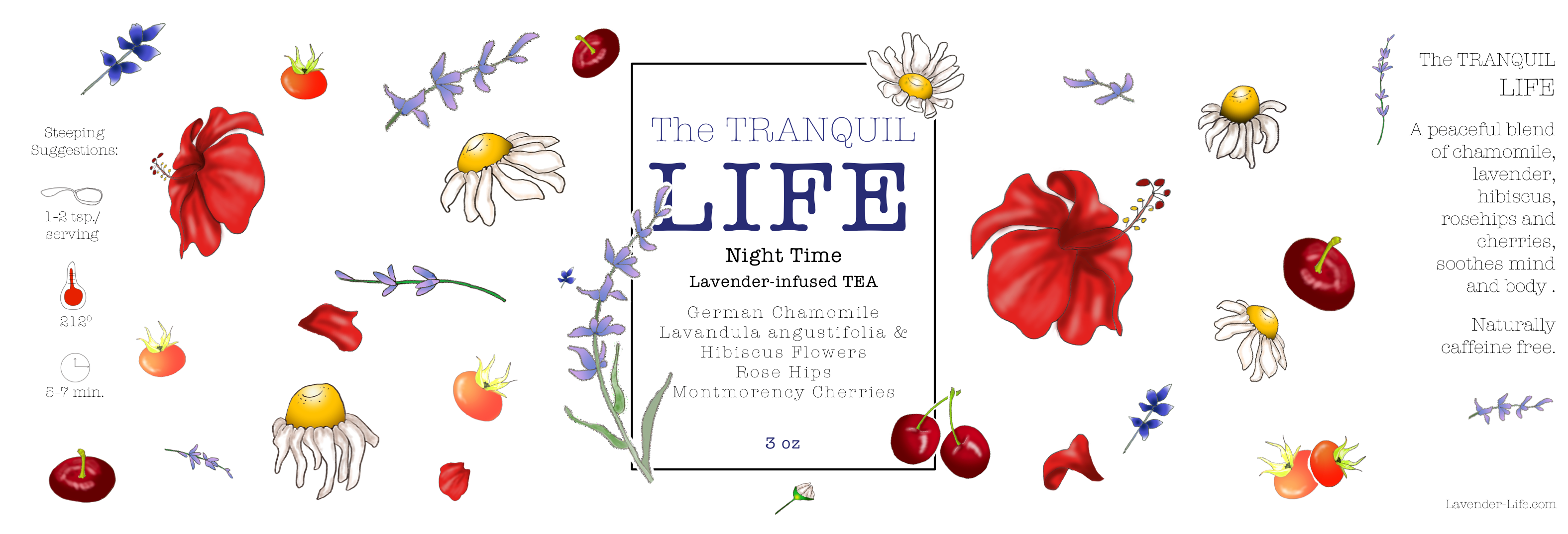 Tranquil life tea collection 