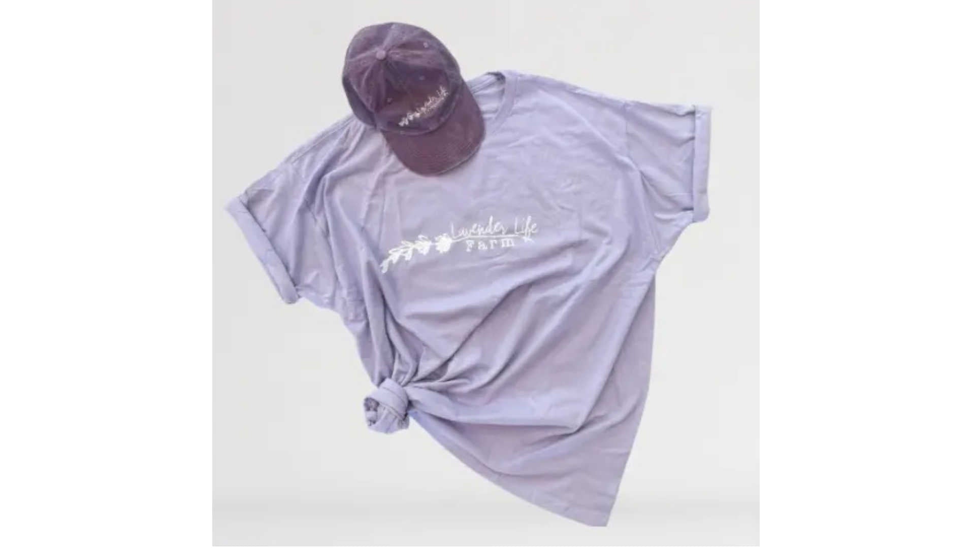 lavender life farm shirt