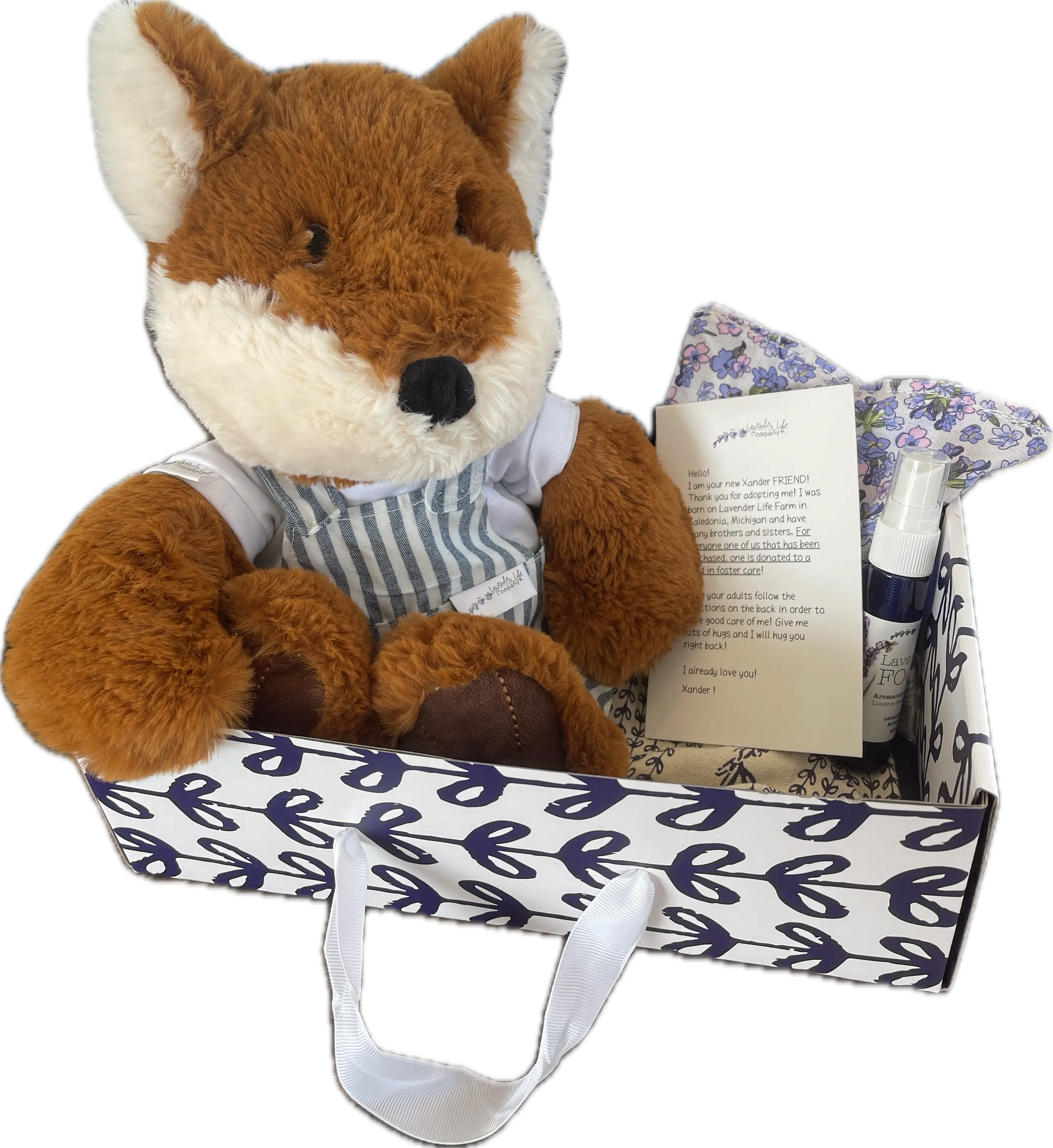 Xander Fox Gift Sets | Comfort Xander Fox | Lavender Life Company