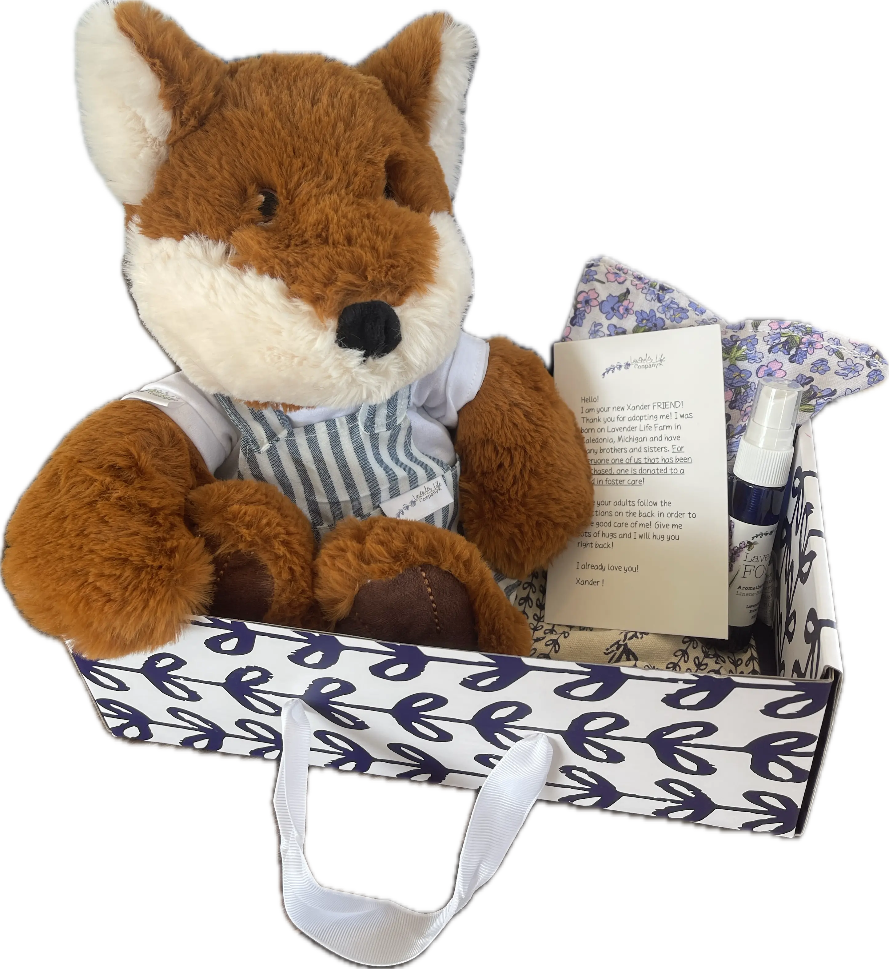 Xander Fox Gift Sets | Comfort Xander Fox | Lavender Life Company
