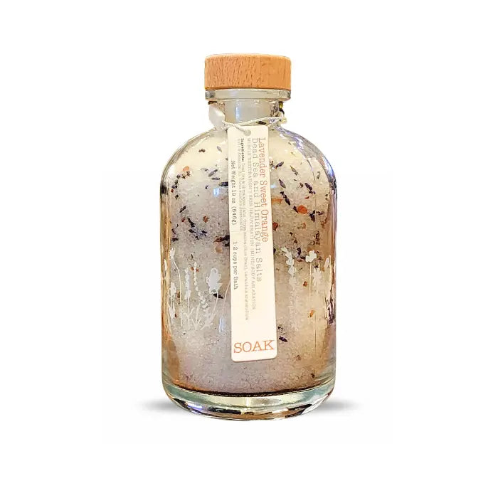 Bath Soak - Lavender & Dead Sea Salt Lavender Life Company