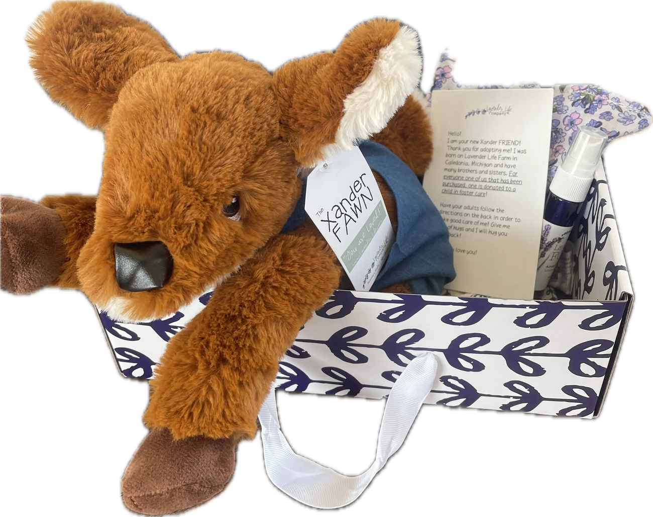 Freckles the fawn gift set