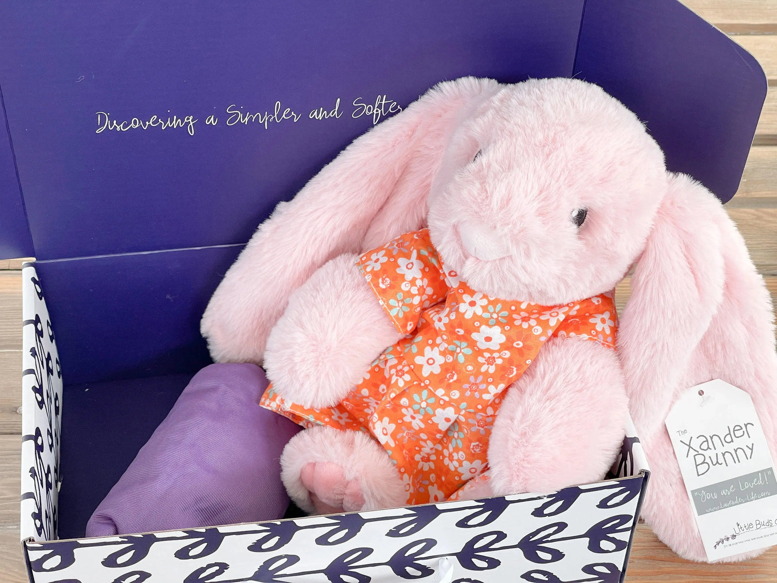Lavender Stuffed Animal | Xander Bunny| Lavender Life Company
