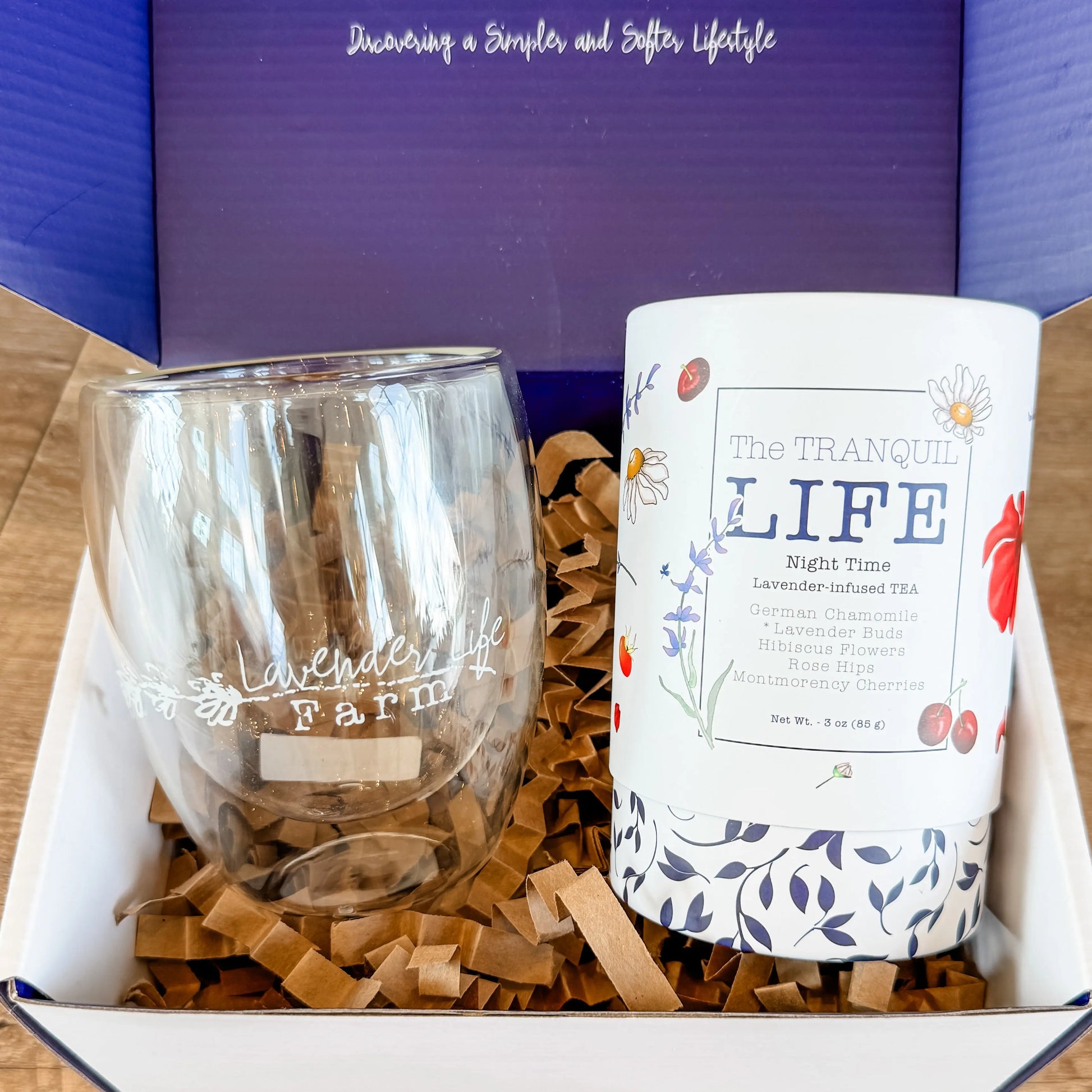 Tea and Mug Gift Set Lavender Life Company