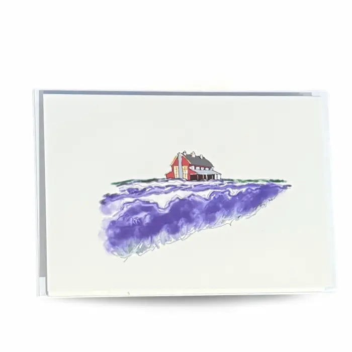 Lavender Watercolor Note Cards Lavender Life Company