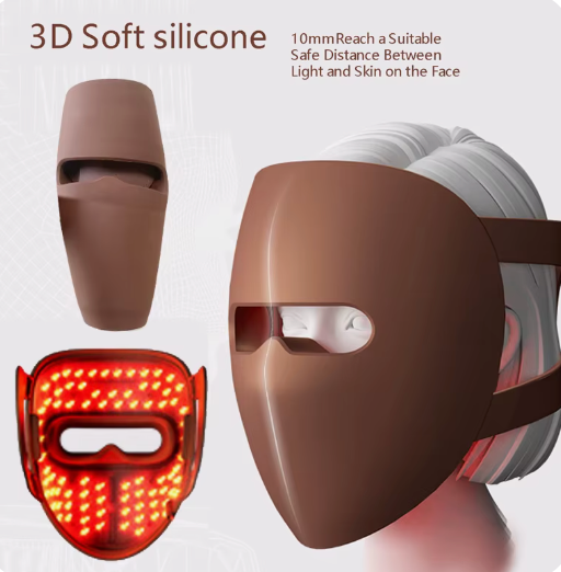 Professional 3-D Silicone LED Facial Mask