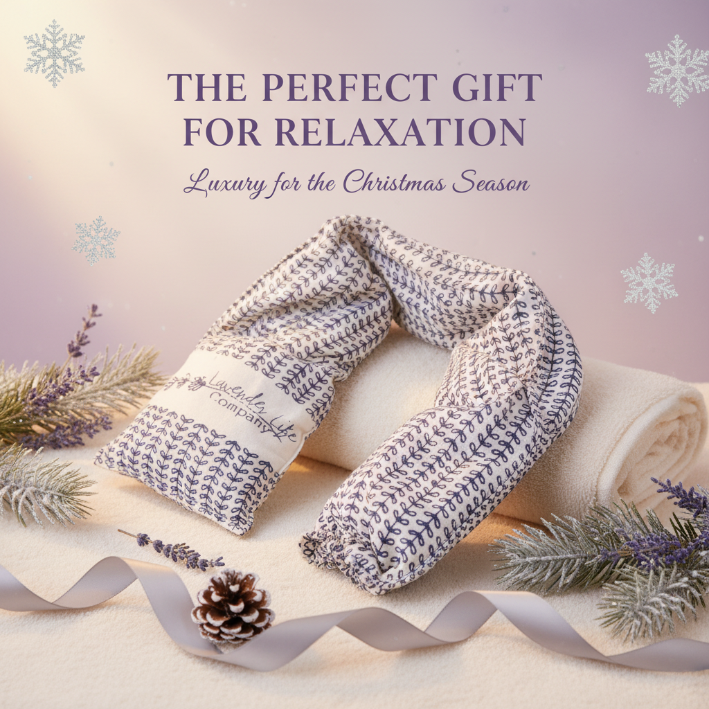 Holiday Lavender Comfort Neck Wrap Banner