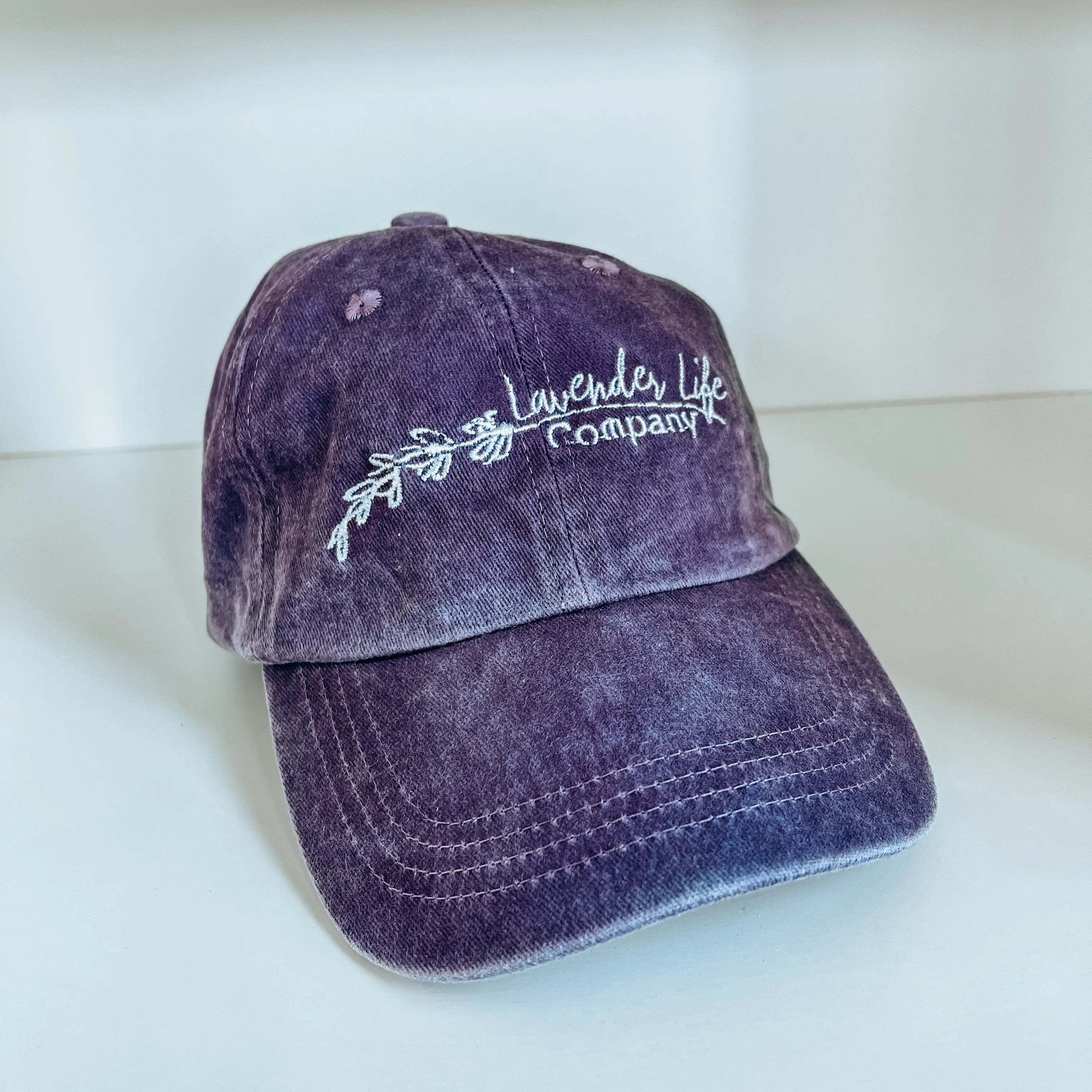 Stone Washed Caps | Stone Wash Hat | Lavender Life Company