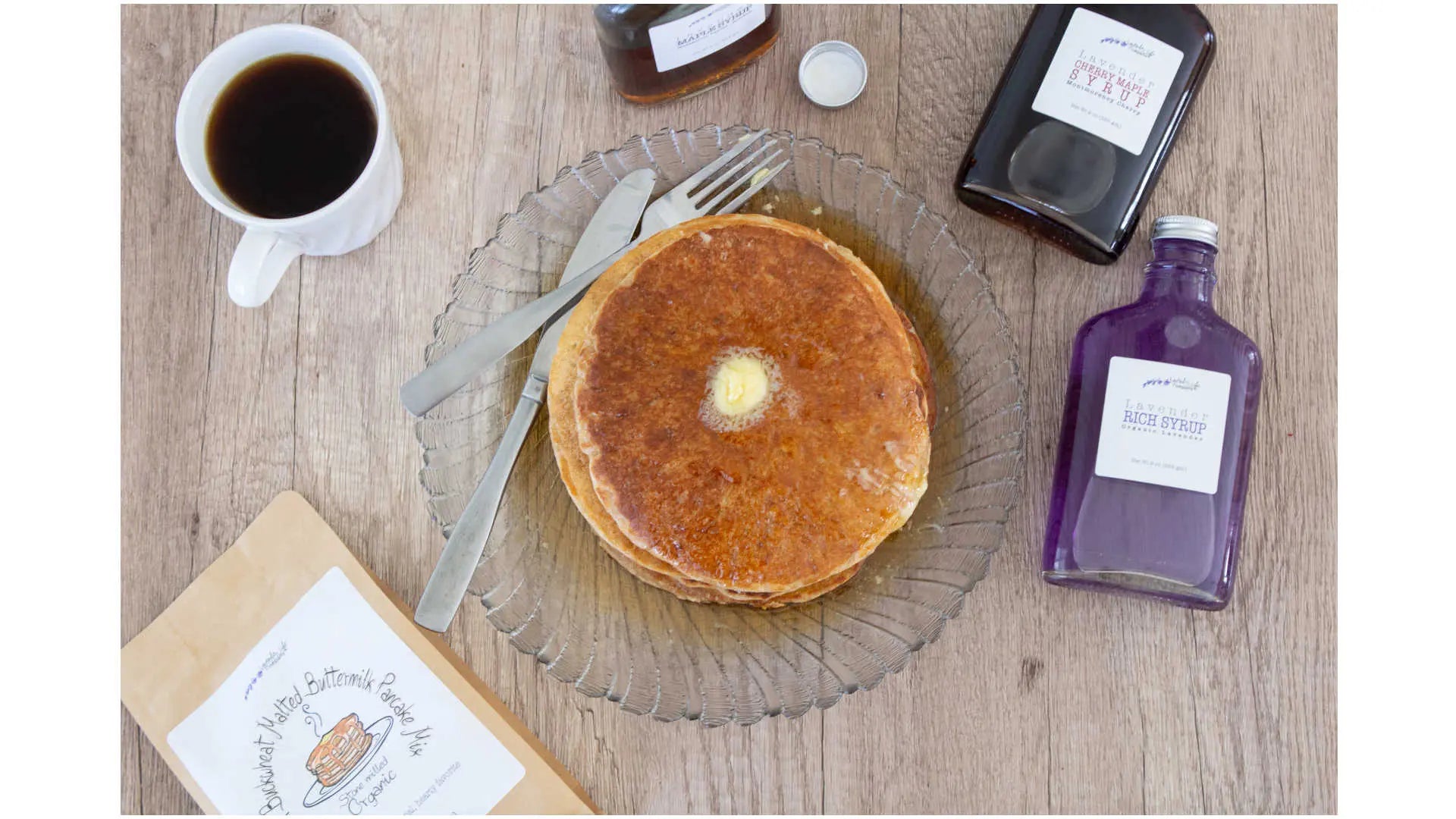 Lavender Buckwheat Malted Buttermilk Pancake Mix Lavender Life Company