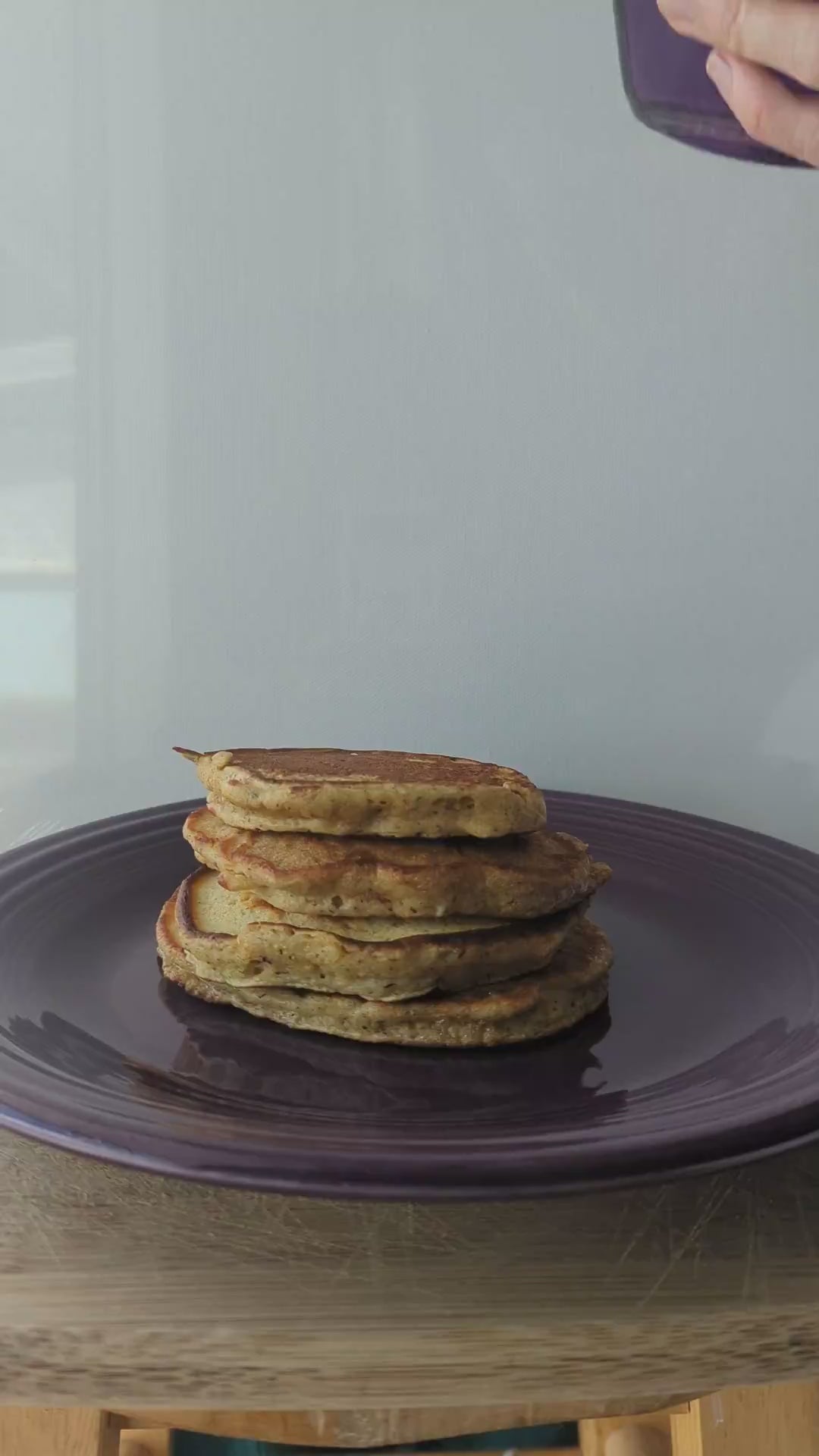 Load video: Lavender Buckwheat Malted Buttermilk Pancake with Hand-Crafted Syrup