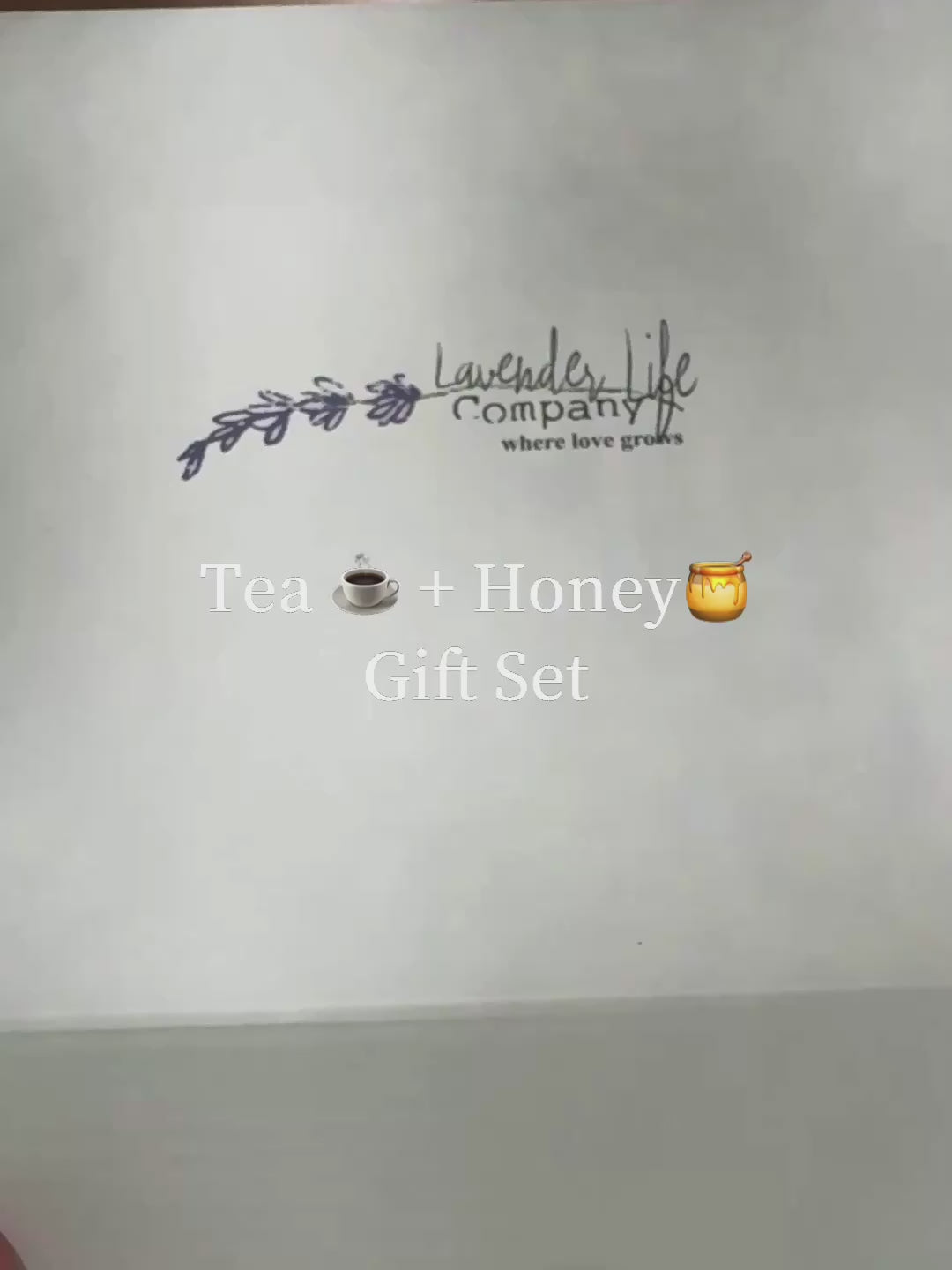 Load video: Tea and Honey Gift Set