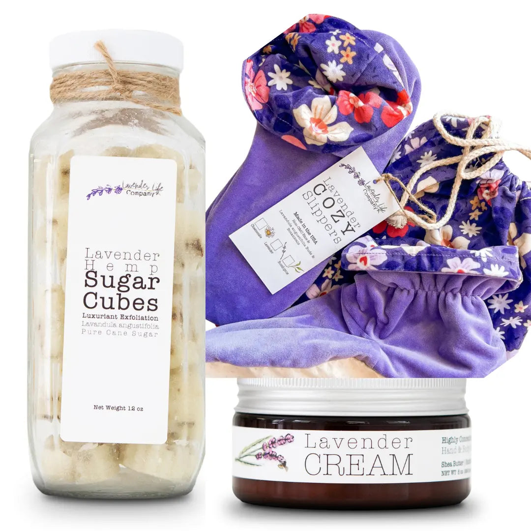 Lavender Foot Cream | Foot Scrub & Cream | Lavender Life Company