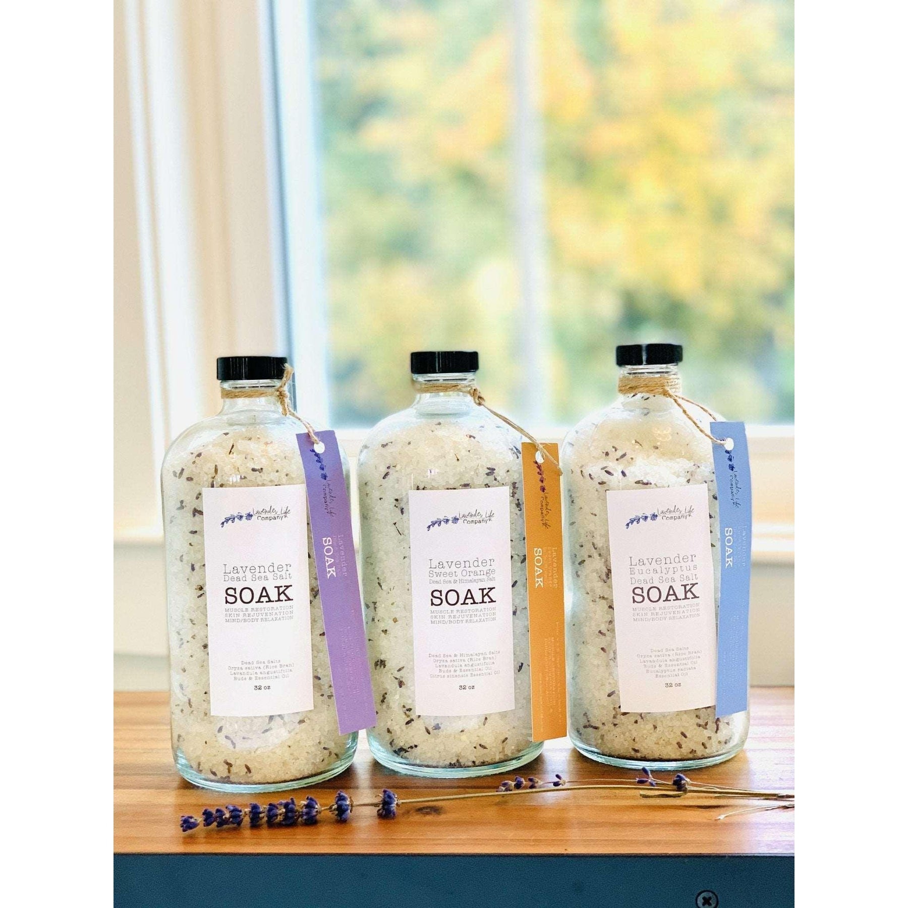 Bath Soak - Lavender & Dead Sea Salt - Lavender Life Company