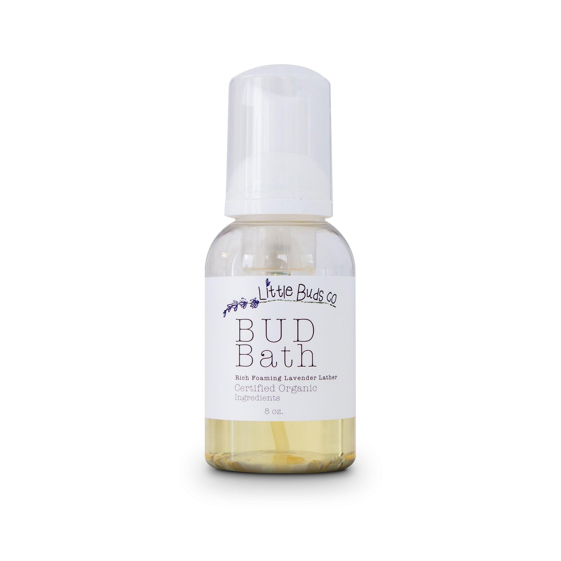 Bud Bath for Babies - Organic Foaming Lavender Cleanser - 8 oz - Lavender Life Company