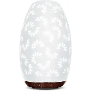 Ceramic Oil Diffusers -7 color LED - Daisy - Lavender Life Company