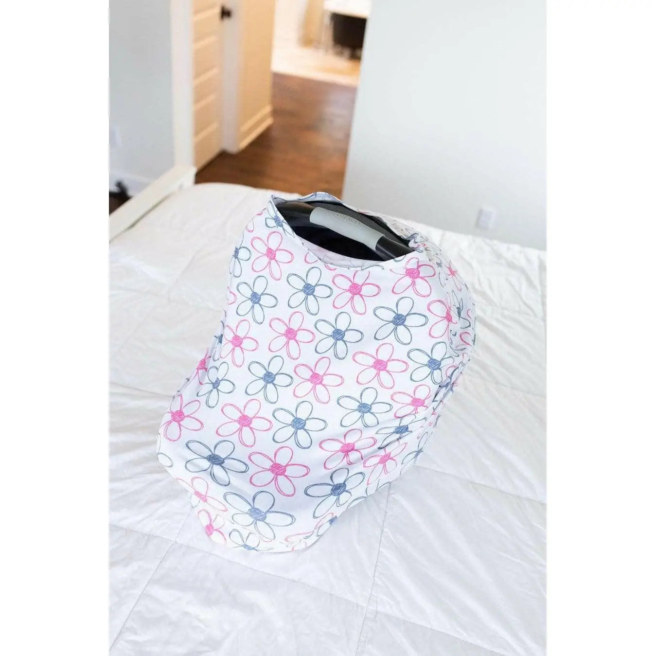 Cover Buds- Multi-Use Cover-up- PInk/Grey Flower - Lavender Life Company