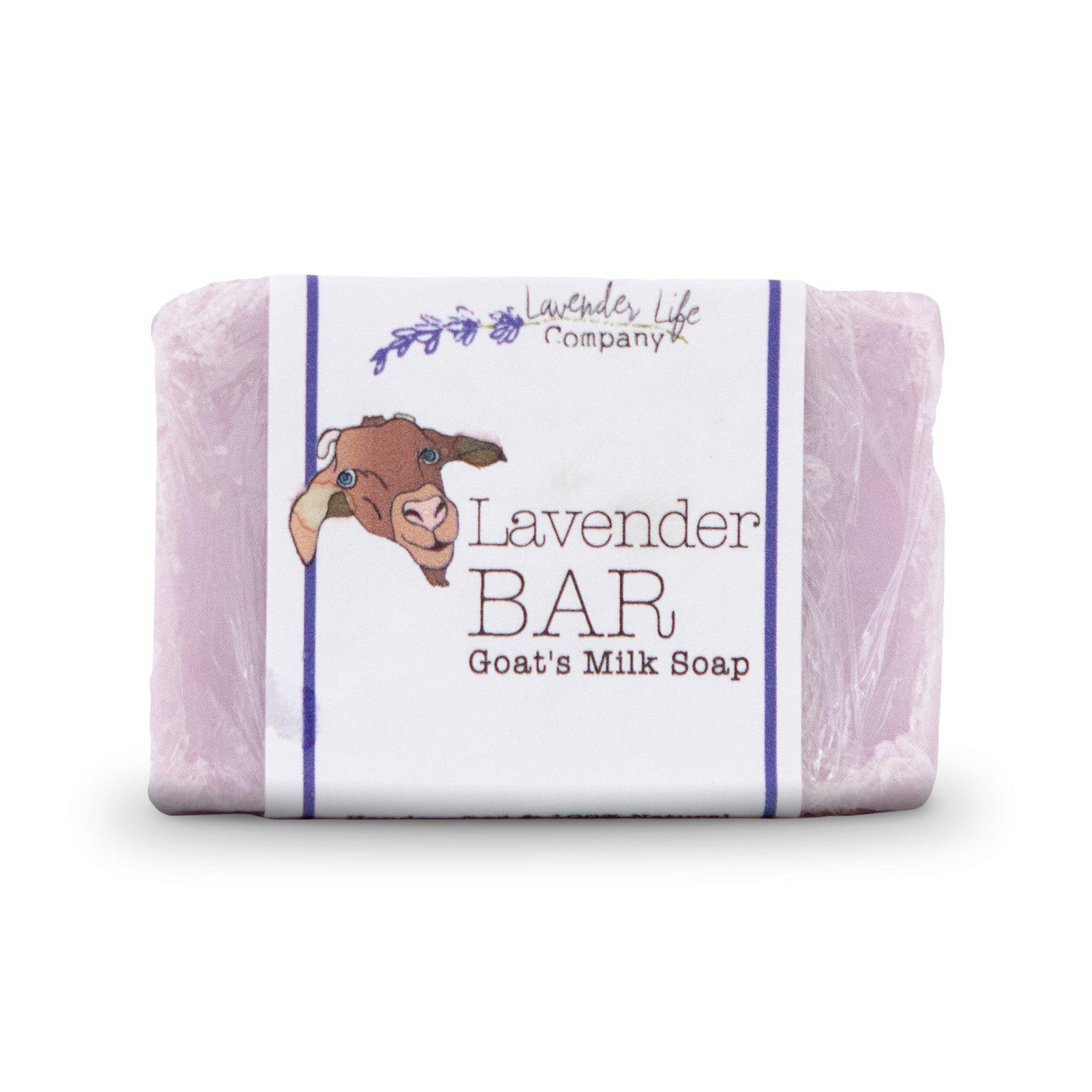 Lavender Bar Soap with Goat's Milk & Organic Lavender - Lavender Life Company