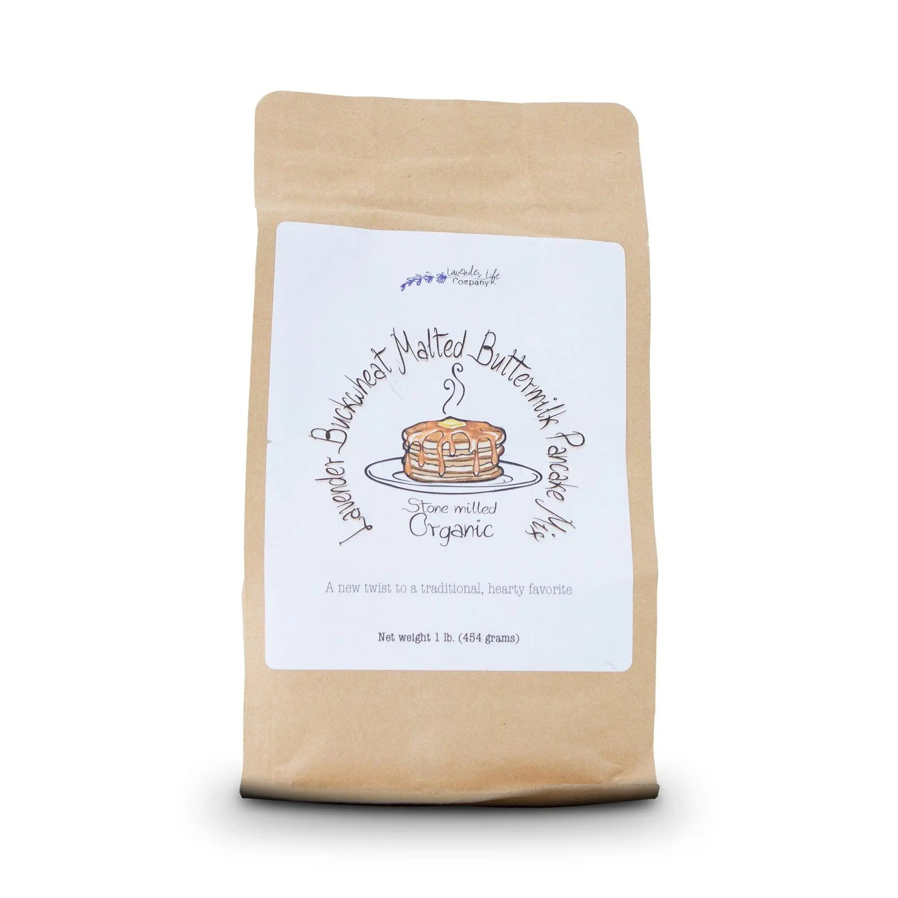 Lavender Buckwheat Malted Buttermilk Pancake Mix - Lavender Life Company