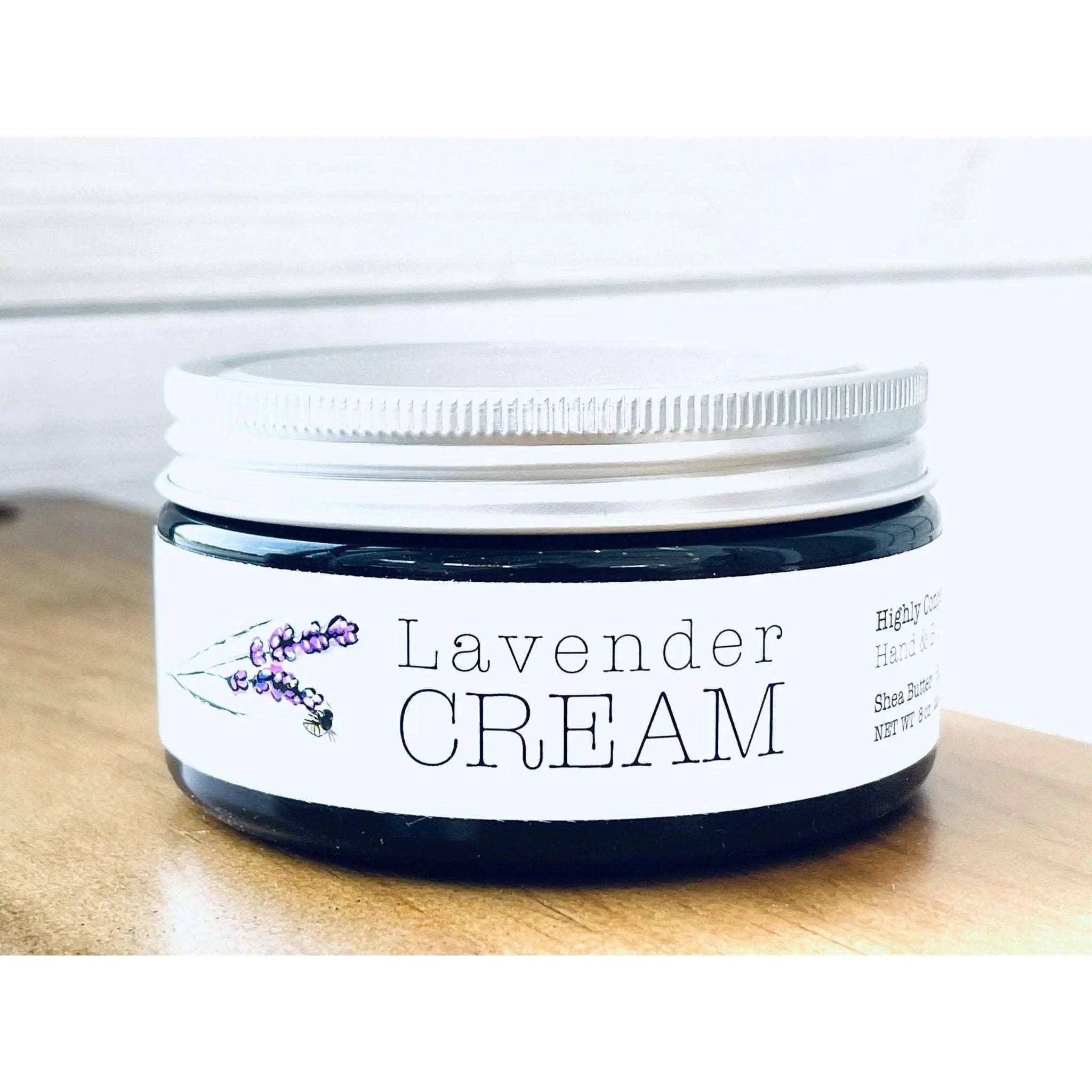 Lavender CREAM - Aromatherapy Hand & Body Cream -Lotion 8 oz or 16 oz