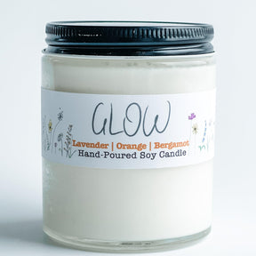 Lavender Glow Soy Candle - Lavender Life Company