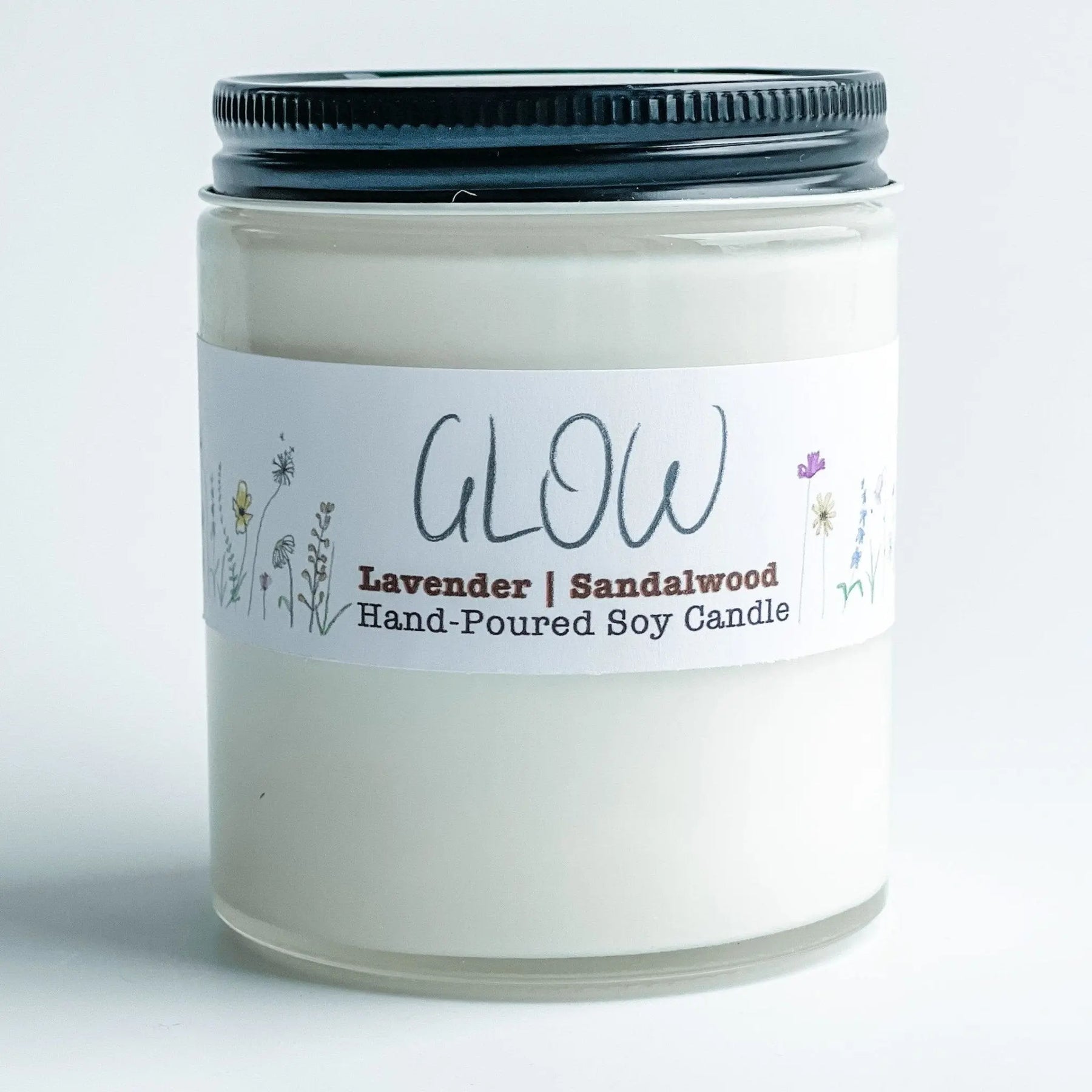 Lavender Glow Soy Candle - Lavender Life Company