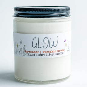 Lavender Glow Soy Candle - Lavender Life Company