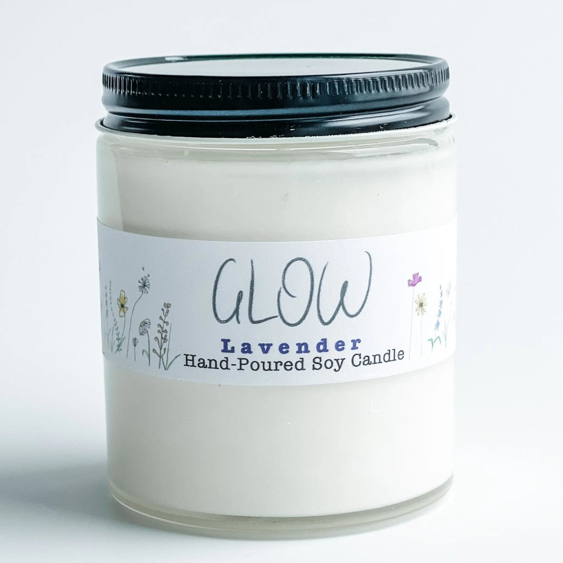 Lavender Glow Soy Candle - Lavender Life Company