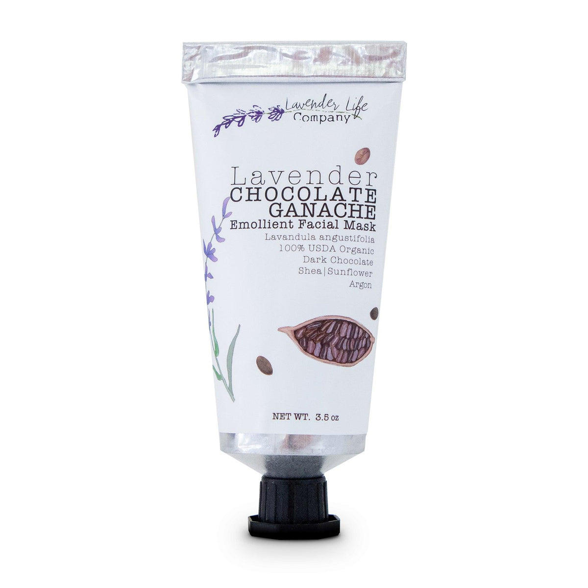 Nourishing Facial Mask with Lavender & Chocolate Ganache - Lavender Life Company