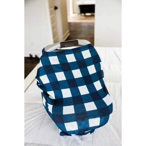 Cover Buds- Multi-Use Cover-up- Navy Plaid - Lavender Life Company