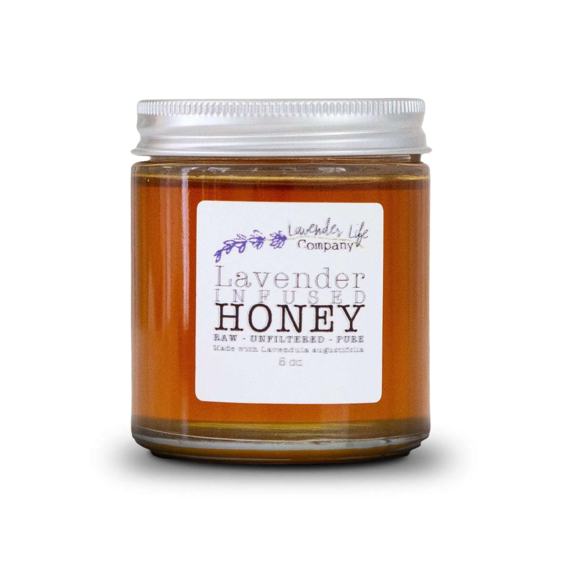 Raw Honey - Lavender Infused - Lavender Life Company