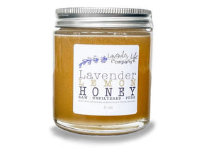 Raw Honey - Lavender/LEMON Infused - Lavender Life Company