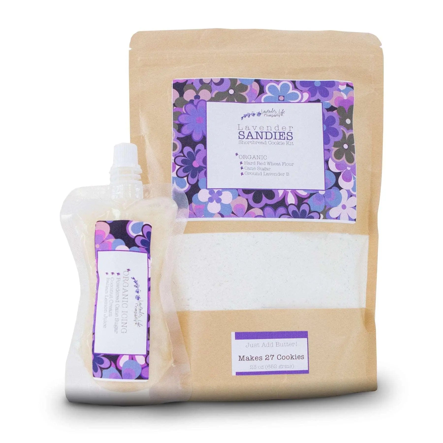 Sandies -A Lavender Shortbread Cookie Kit - Lavender Life Company