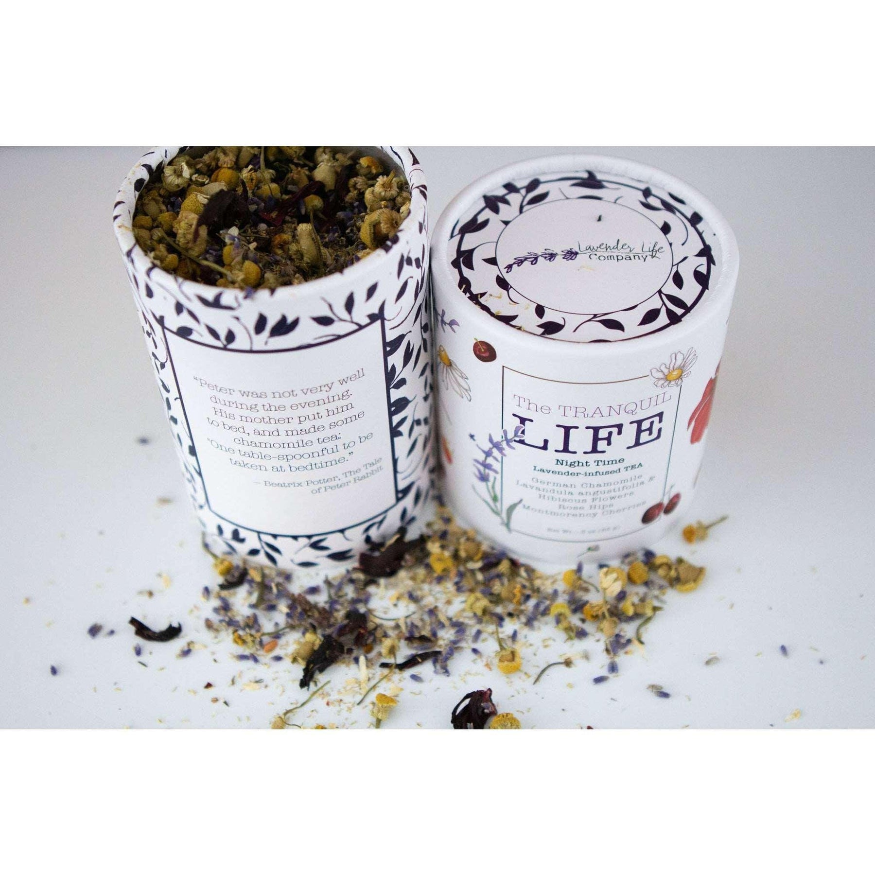 The TRANQUIL LIFE Night Time Lavender-Infused TEA - Lavender Life Company