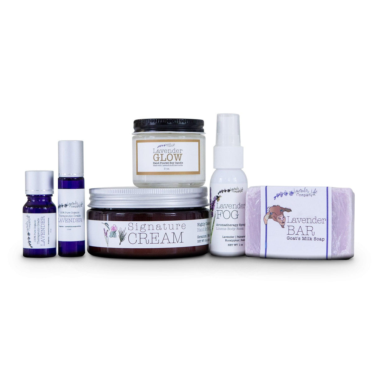 Ultimate Lavender Gift Set - Lotion, Soap, Candle & More - Lavender Life Company