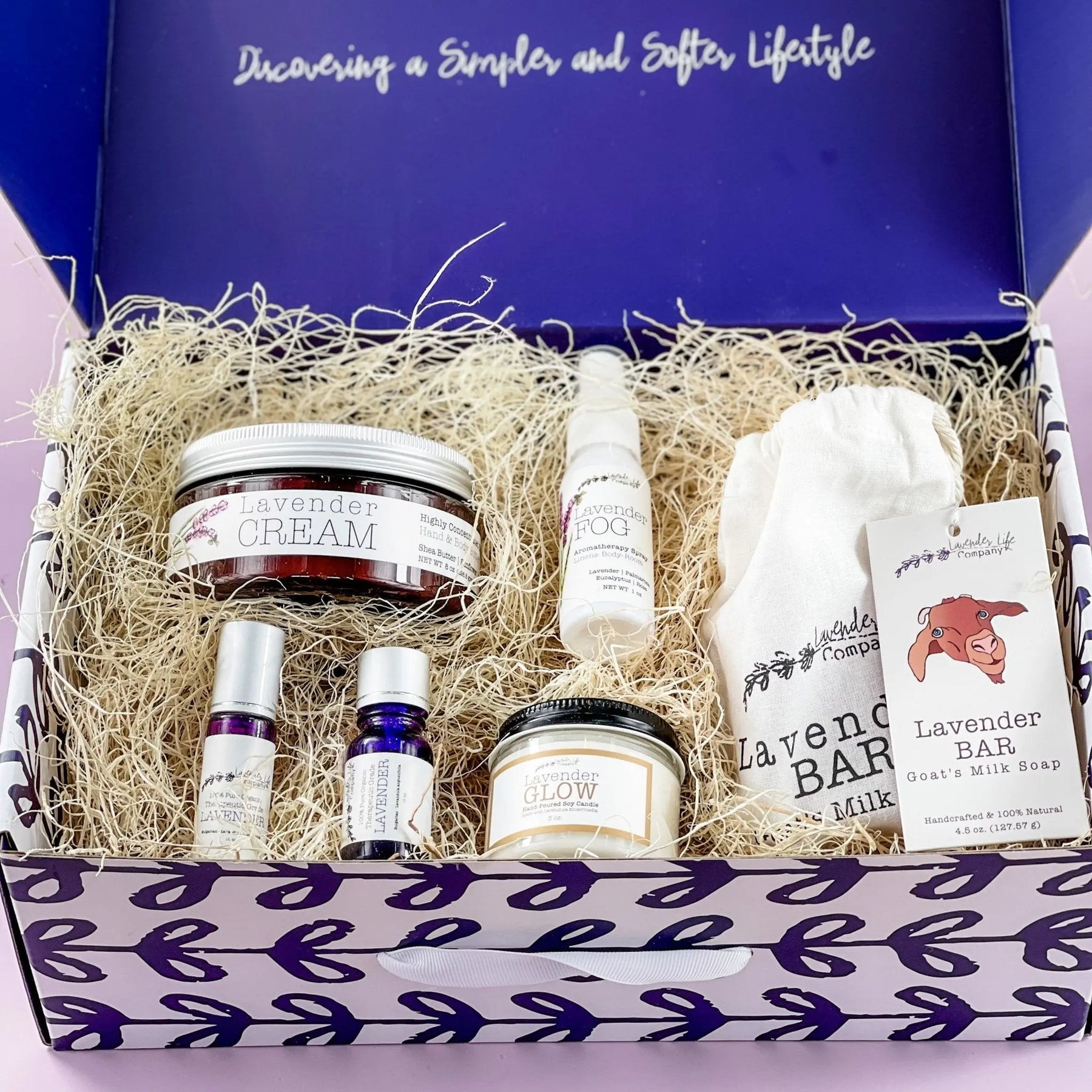 Ultimate Lavender Gift Set - Lotion, Soap, Candle & More - Lavender Life Company