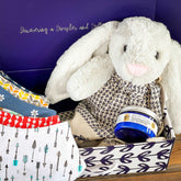 Xander Stuffed Bunny for Baby - Gift Set - Lavender Life Company