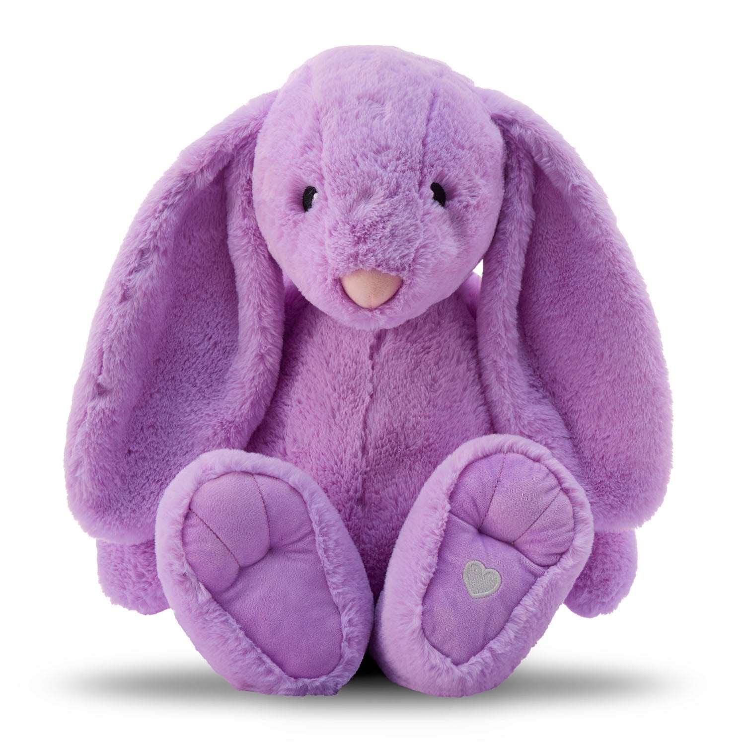 XL Xander Bunny – LARGE Size, Super-Soft, Lavender Stuffed Bunny - Lavender Life Company